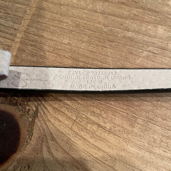 Jessica Simpson animal print gold skinny belt Business Casual Boho Festival Sm - Picture 7 of 7